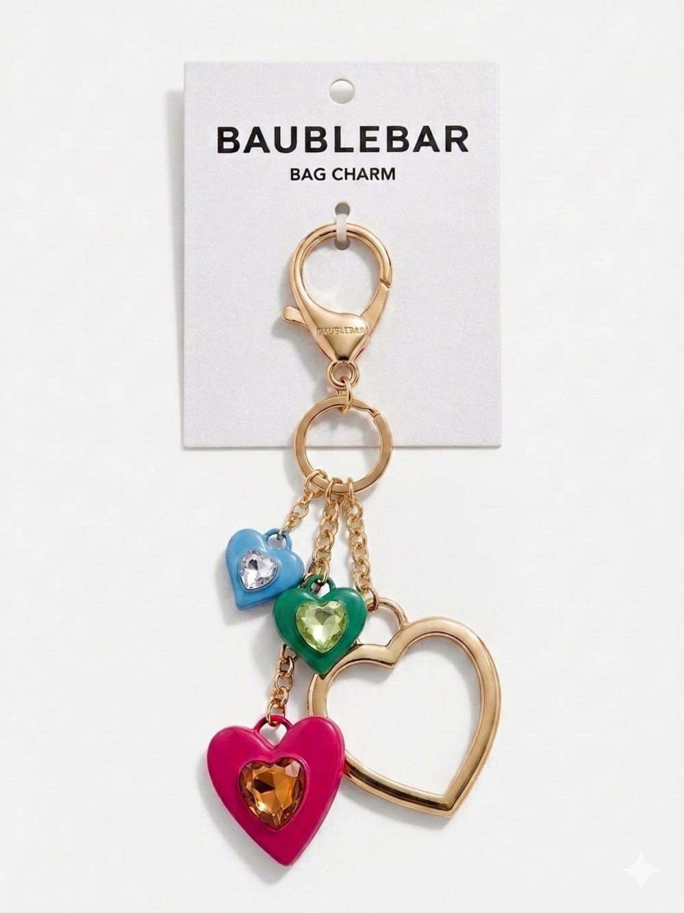 BaubleBar Heart Bag Charm Keychain